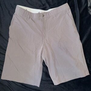 adidas Men's Tan Flat Front Shorts